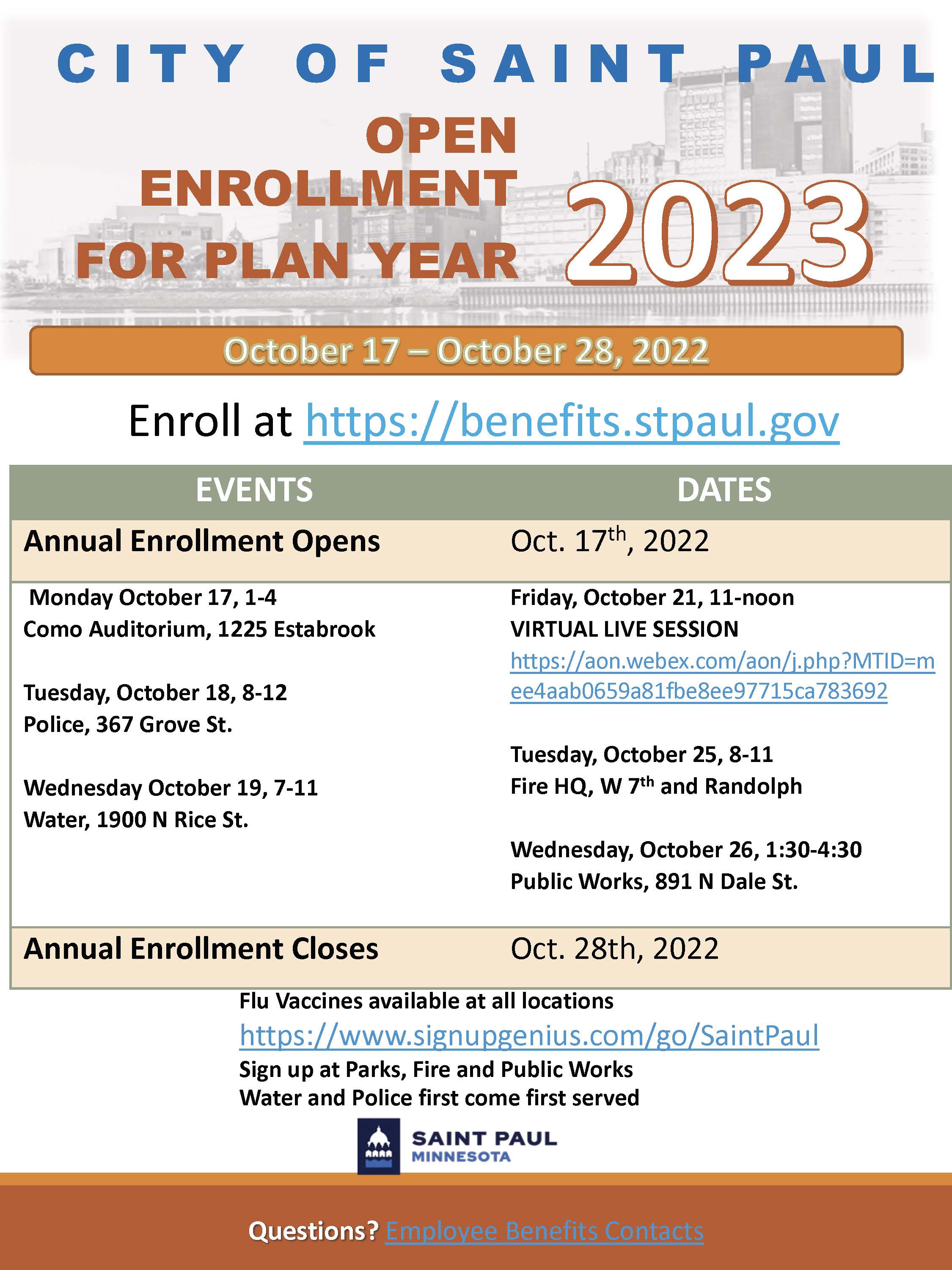 IAFF Local 21 2023 Benefits Open Enrollment